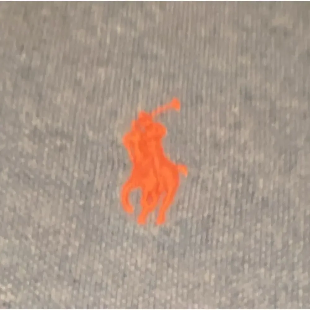 Polo Ralph Lauren Blue Solid Cotton Knit Custom Fit Polo Shirt Men’s L Logo